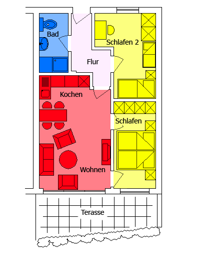 Ferienwohnung 2 und 5